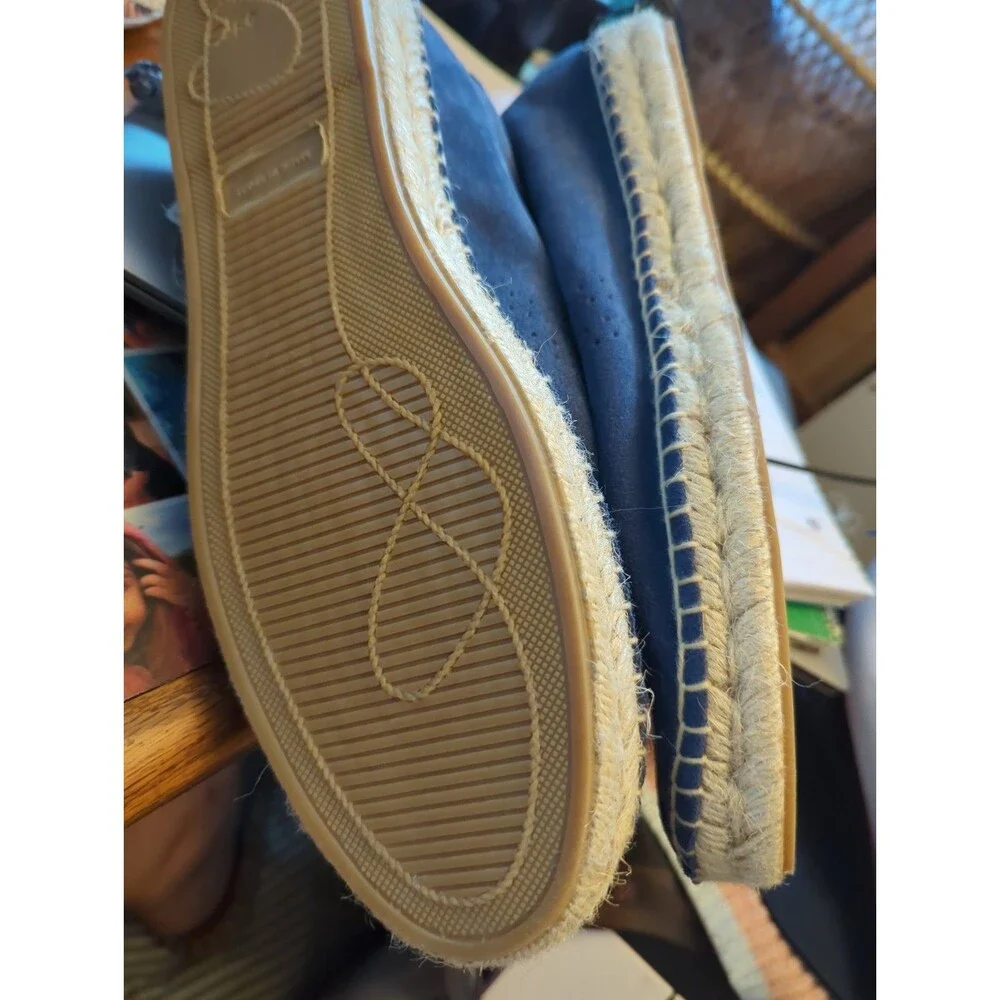 NWT Ted Baker London Antonn Navy Suede Espadrille Sneakers Sz 10